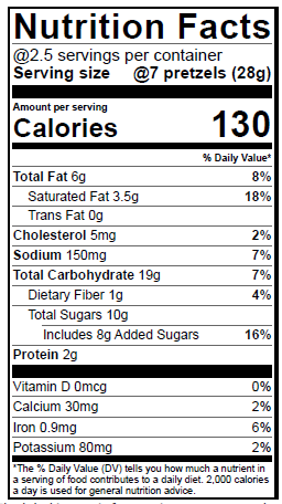DOVE Milk Chocolate Pretzels - 2.5oz, 8 pack