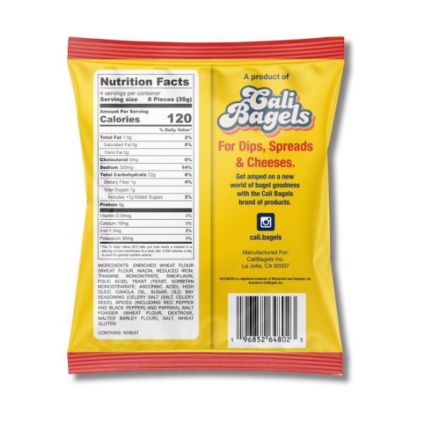 OLD BAY® Seasoned Bagel Chips, 12 Pack, 5oz Bags