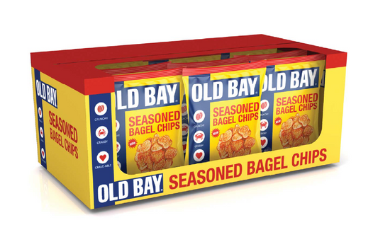 OLD BAY DISPLAY CASE of 12